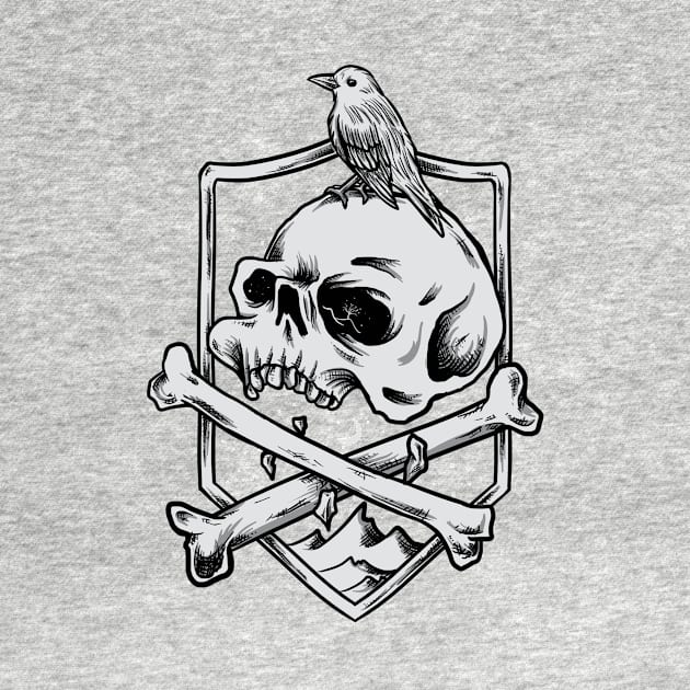 Bird and Skull by hairul